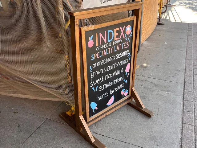 Index Coffee and Books — our visit