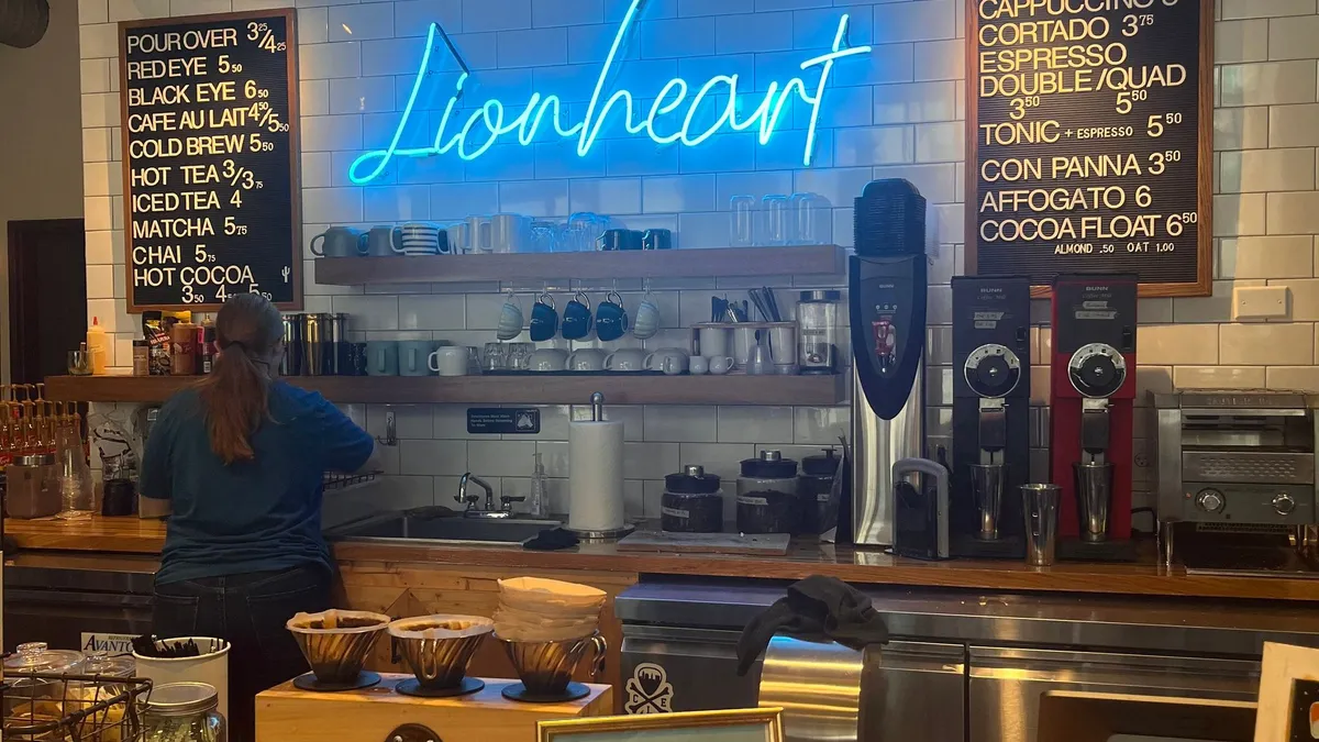 Lionheart Coffee — from our visit