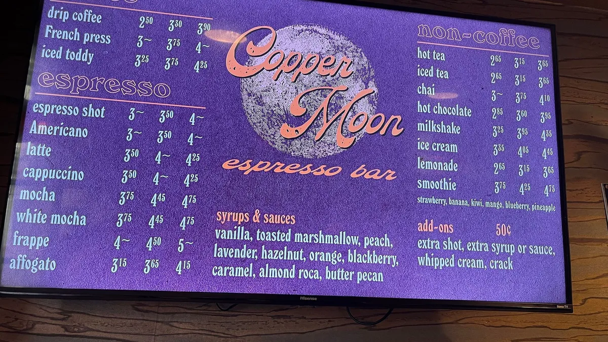 The Copper Moon — from our visit